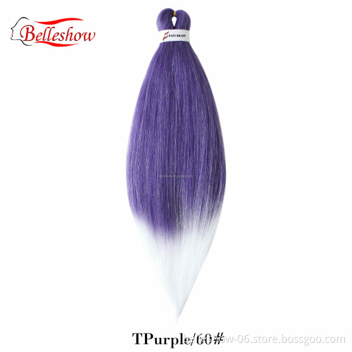 Hot sell pre stretched braiding hair jumbo